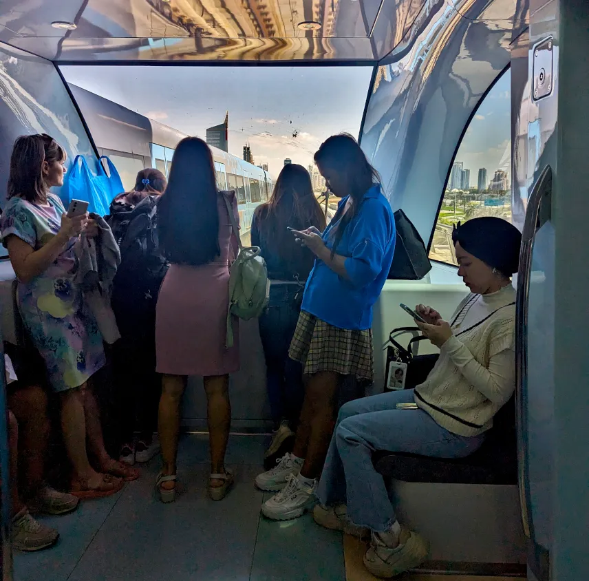 Picture of Front of Dubai metro