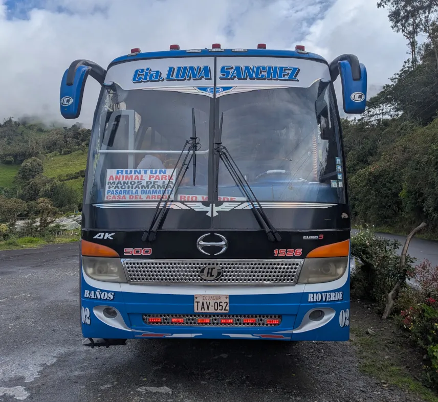 Picture of Local bus in Banos Ecuador