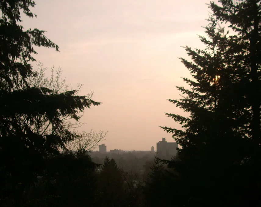 Picture of sunset view from Marienhöhe, Berlin