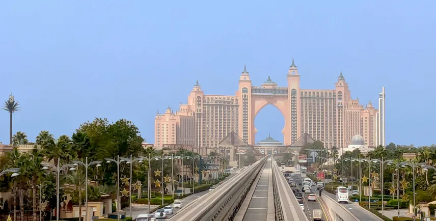 Picture of Taking the Palm Monorail to Atlantis Aquaventure