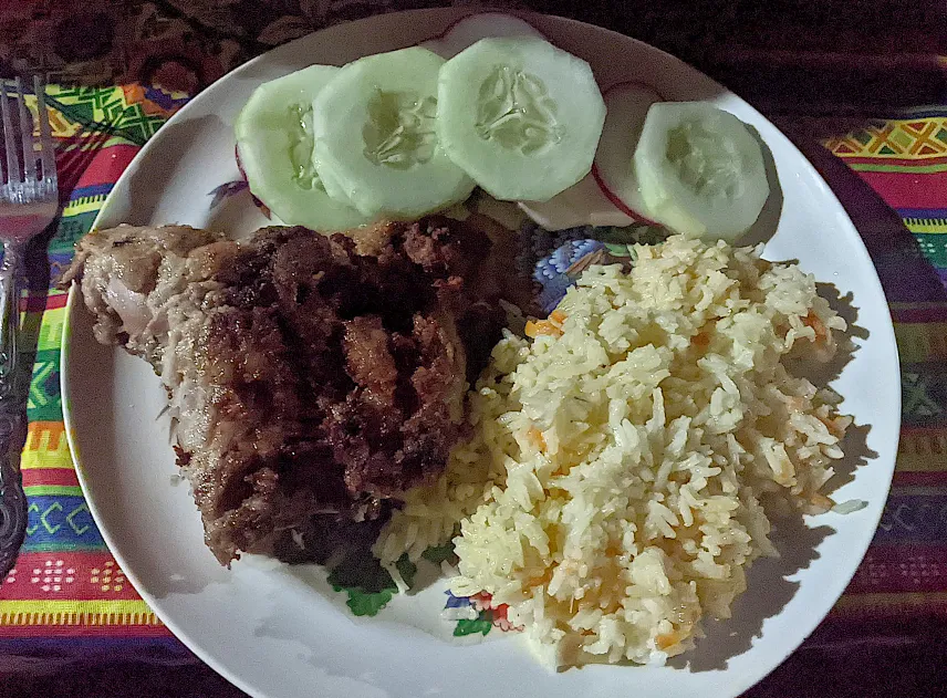 Picture of Typical food on the El Mirador Hike