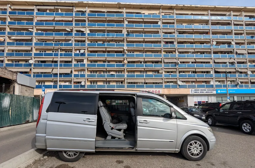 Picture of Drop off location of Hayreniq minibus in Tbilisi