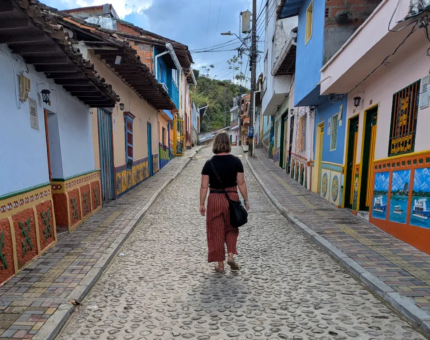 Picture of Walking through Guatape