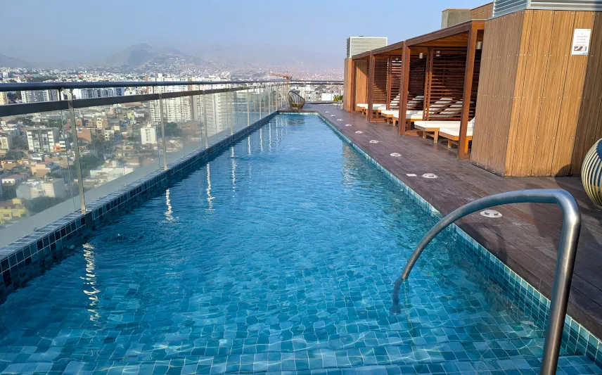 Picture of Rooftop pool of Departamento de Estreno en Barranco