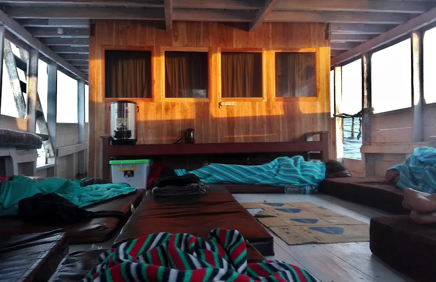 Picture of Boat trip Lombok Labuan Bajo sleeping situation