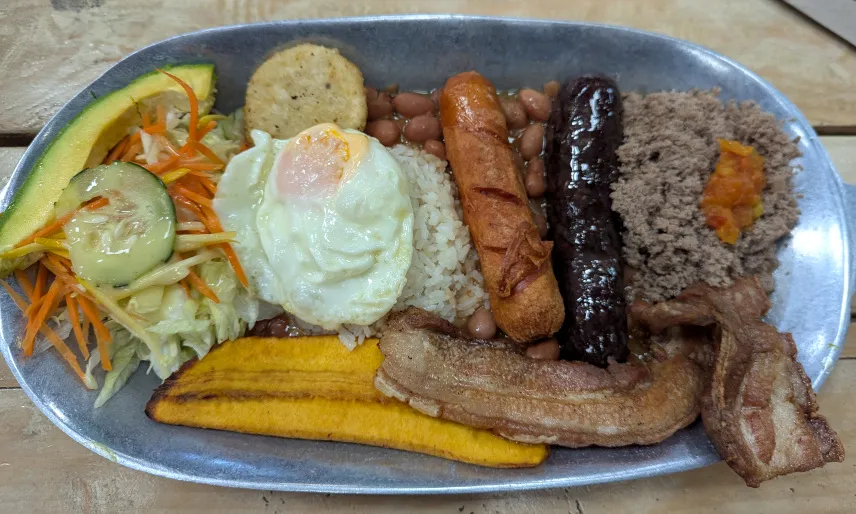 Picture of Bandeja paisa at Mercado del Río