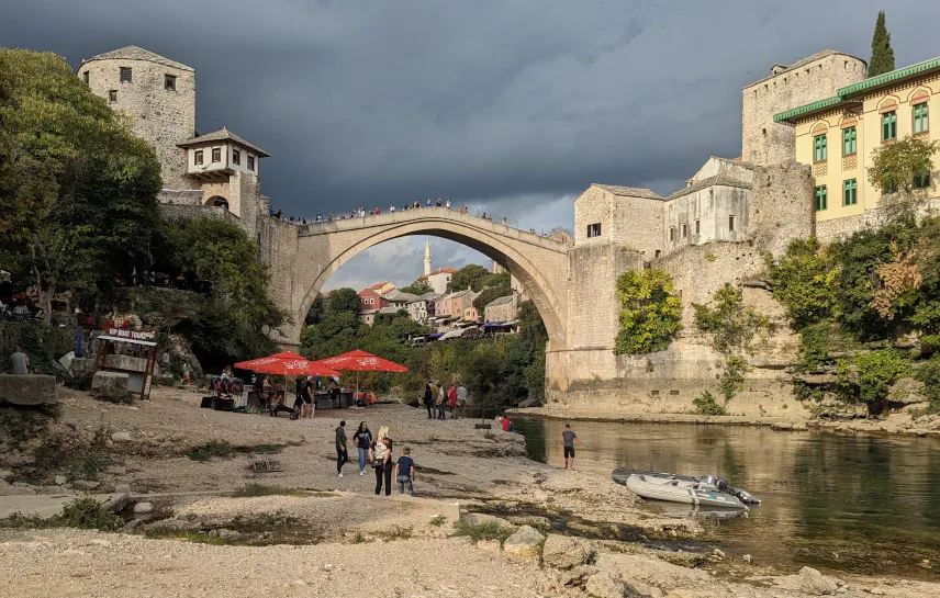 Speed Boat on Neretva River