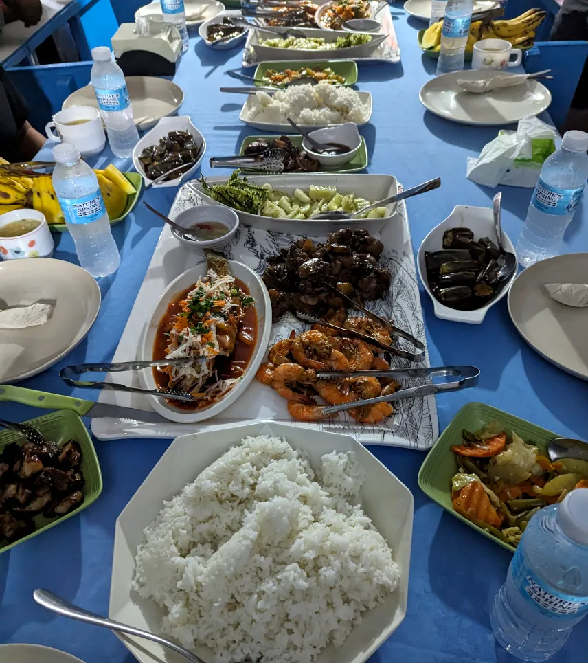 Picture of Dinner on our tour