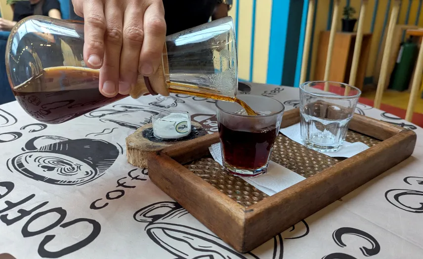 Picture of Drinking coffee at Café Jesús Martín