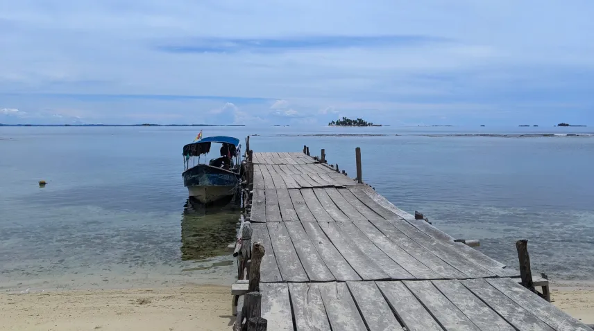 Picture of San Blas boat pier