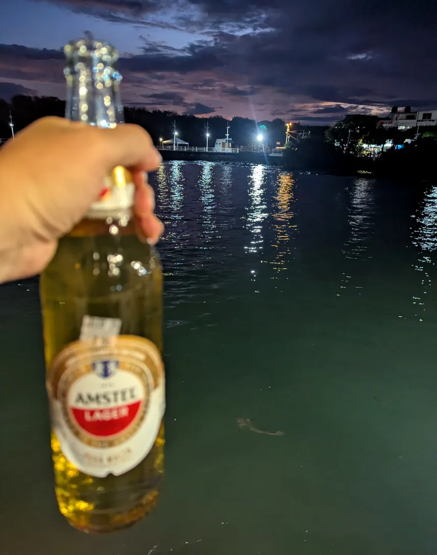Picture of Spotting sharks with a drink at Santa Cruz pier