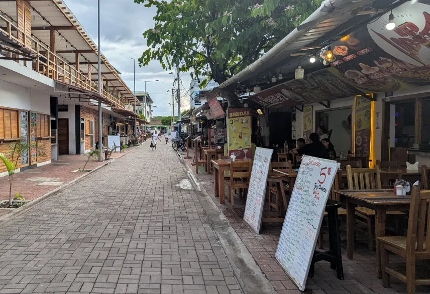 Picture of Food stalls on Charles Binford Street