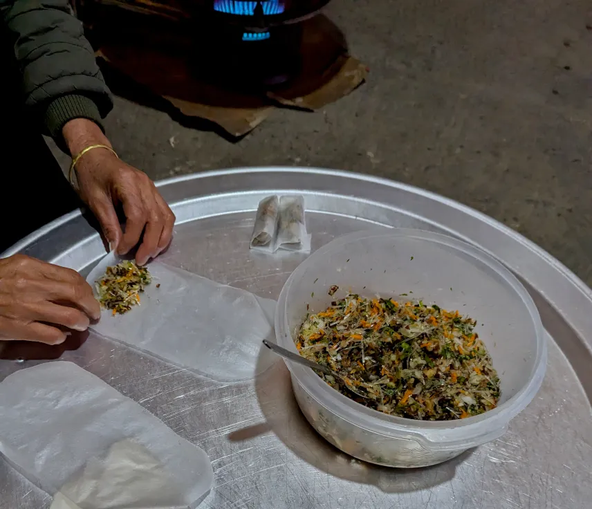 Picture of Preparing food at Sapa homestay
