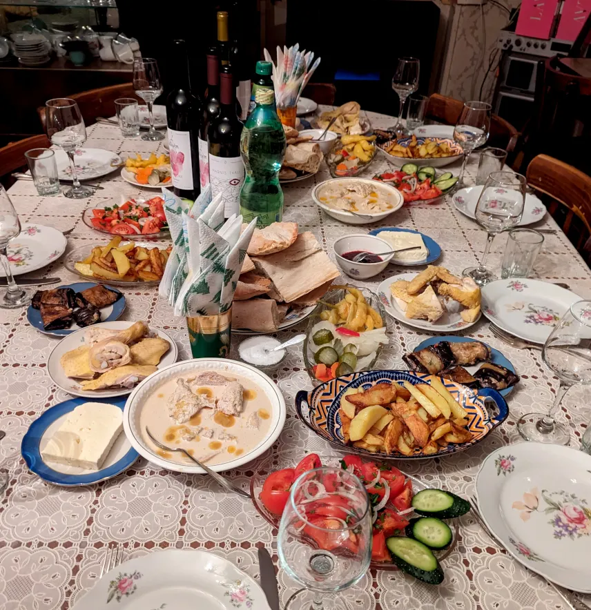 Picture of Family supra at Burjanadze Wine Cellar