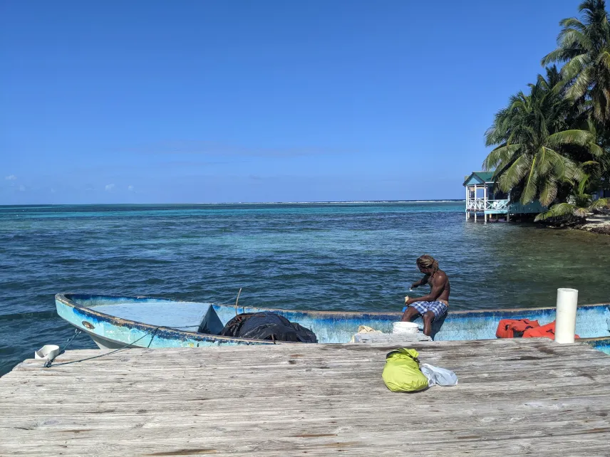 Picture of Fishing boat from Dangriga to Tobacco Caye