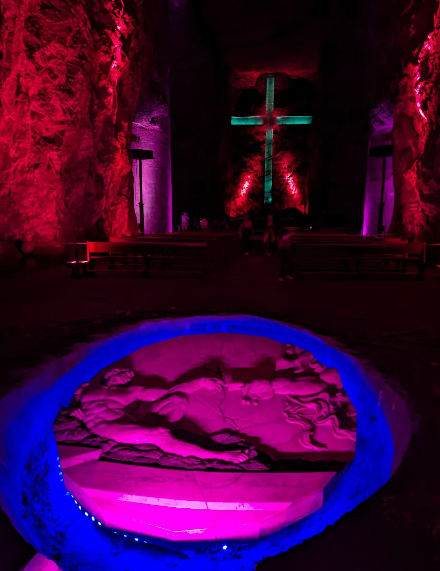 Picture of Central nave of the Zipaquirá Salt Cathedral