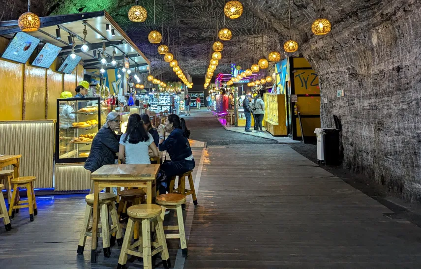 Picture of Underground food court at the Salt Cathedral of Zipaquirá